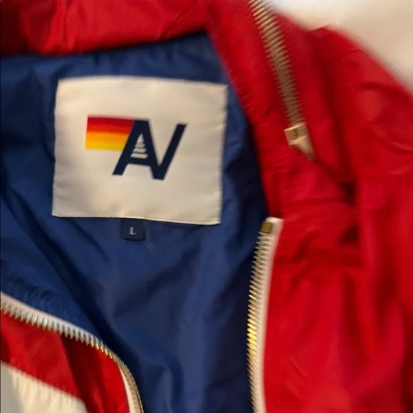 Aviator Nation Racer Colorblock Track Jacket - Red, Blue, White